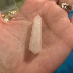 Pink‎ quartz crystal point for healing and spiritual growth #crystalhealing